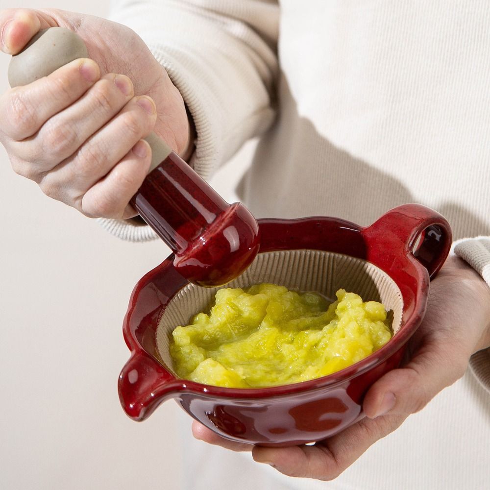 Baby Food Grinding Bowl - Tigela Manual de Cerâmica para Moer