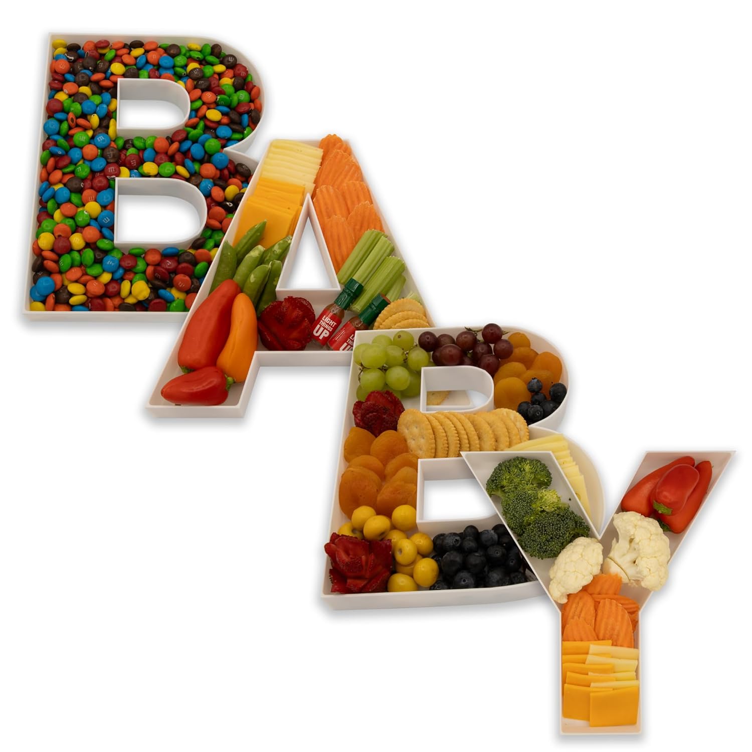 Baby 1 Year Food - Comida fillable letras em forma de