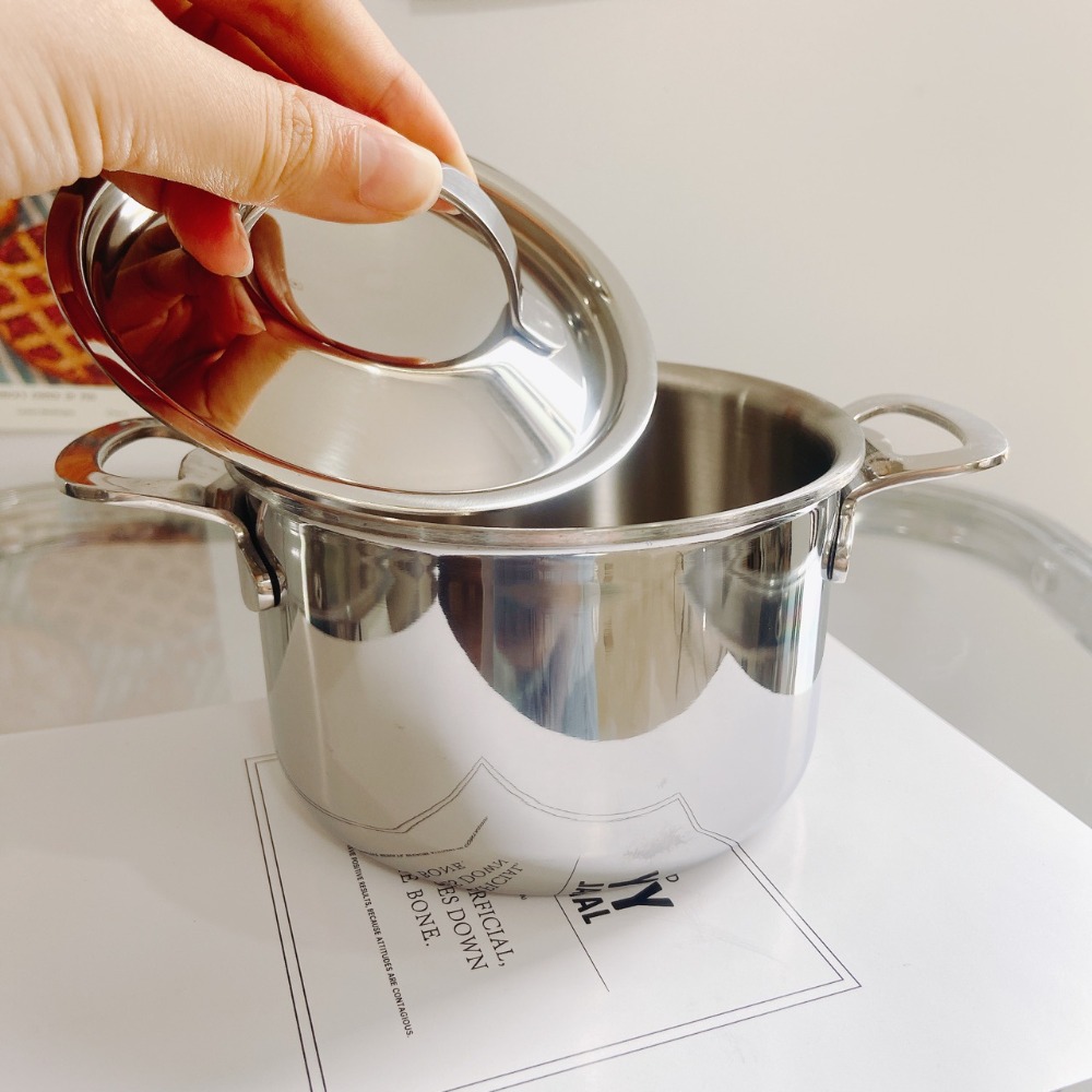 Baby Food Oil - Panela Mini de Leite em Aço