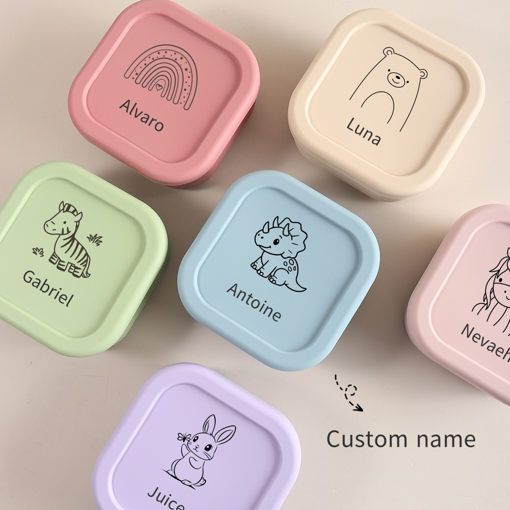 Baby Food Containers Glass - Recipiente de Armazenamento de Alimentos para