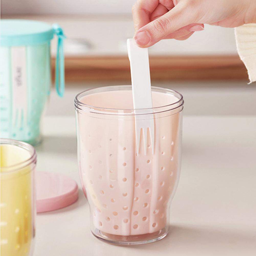 Snack Container Travel - Recipiente portátil para frutas, recipiente portátil