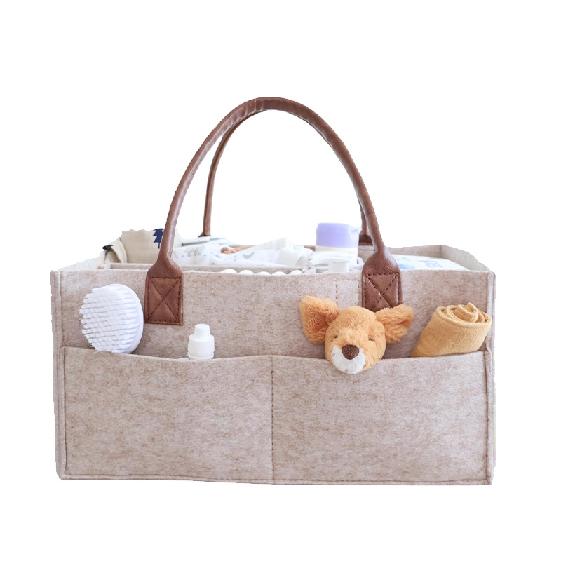 Baby Food Organizer - Cesto Organizador de Feltro para Berçário,