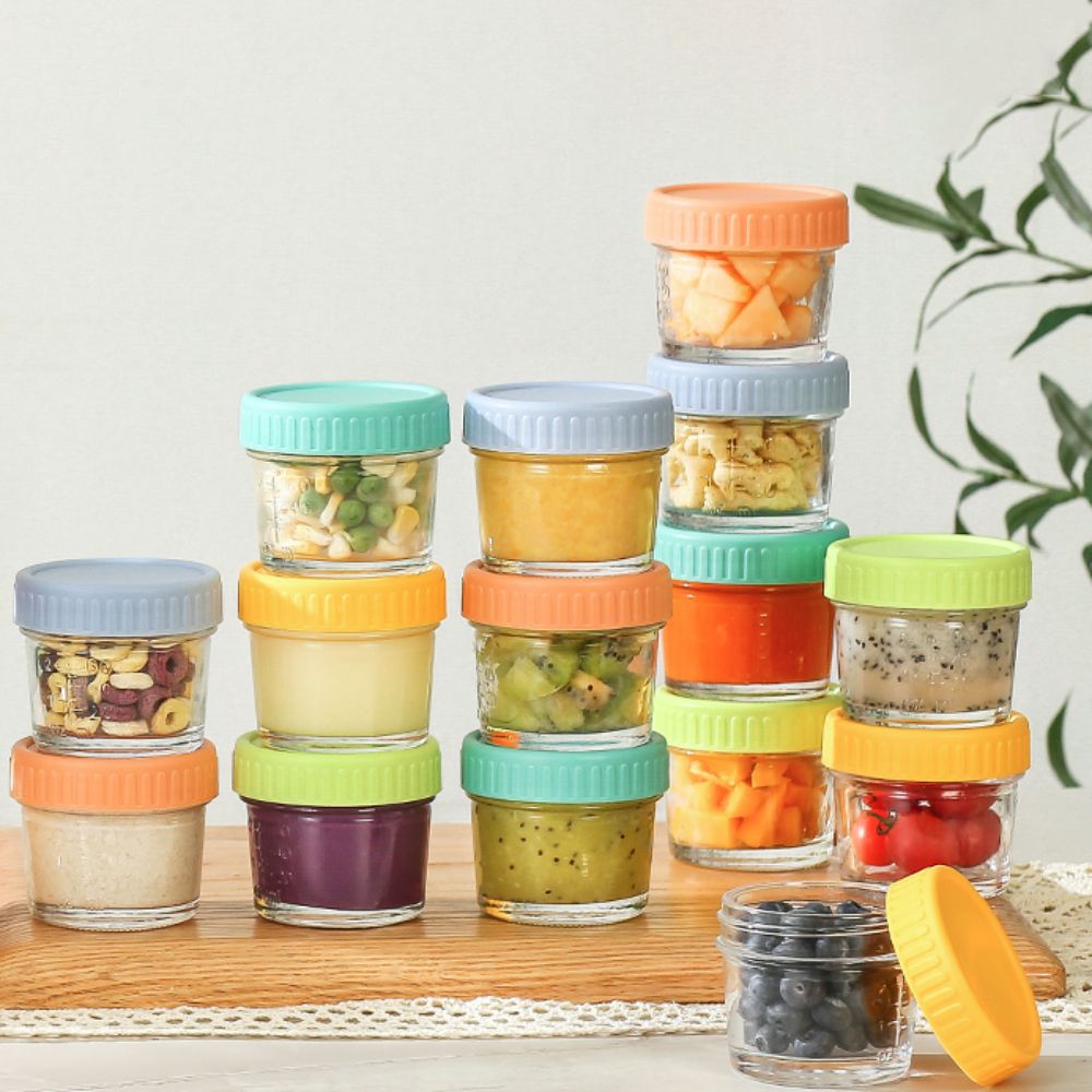 Baby Food Glass Jars - Frasco de vidro para comida de