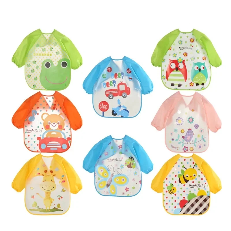 Baby Food Kit - Babadores de bebê de manga longa