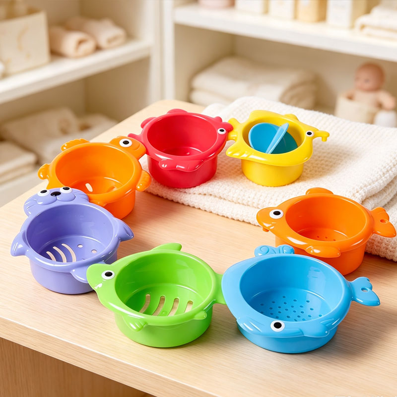 Baby Food Nestum - Brinquedos de Banho para Bebês, Copos