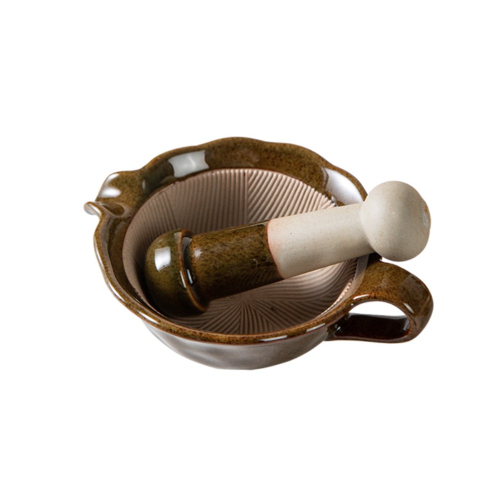 Baby Food Grinding Bowl - Tigela Manual de Cerâmica para Moer