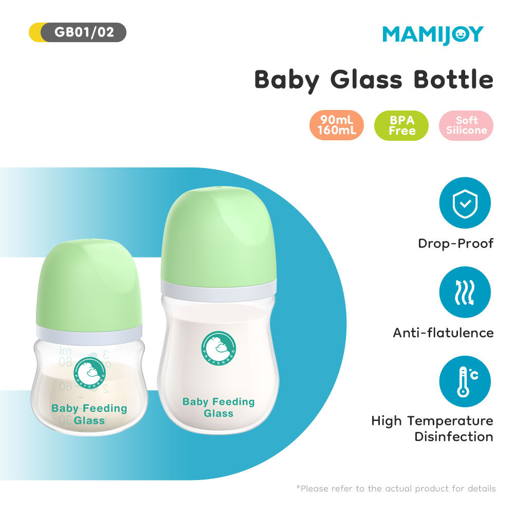 Baby Food Containers Glass - MAMIJOY 1PCS Frascos de Alimentação para
