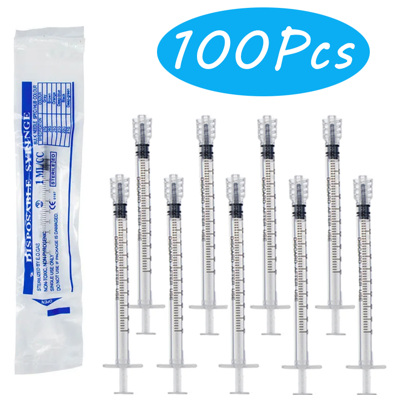 Baby Food Allergy Rash - 100 Peças Seringa Luer Lock Estéril
