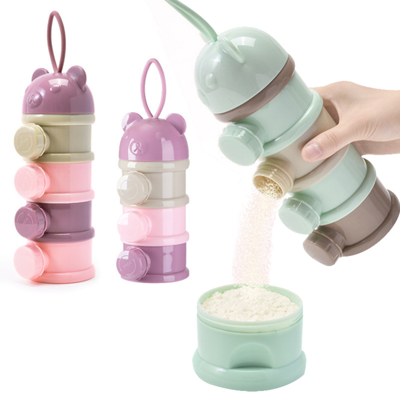 Baby Food In Jar - Armazenamento de três/quatro camadas portátil recipiente