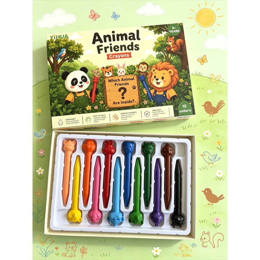 Baby Food Oil - Conjunto de Lápis de Cera Frutados