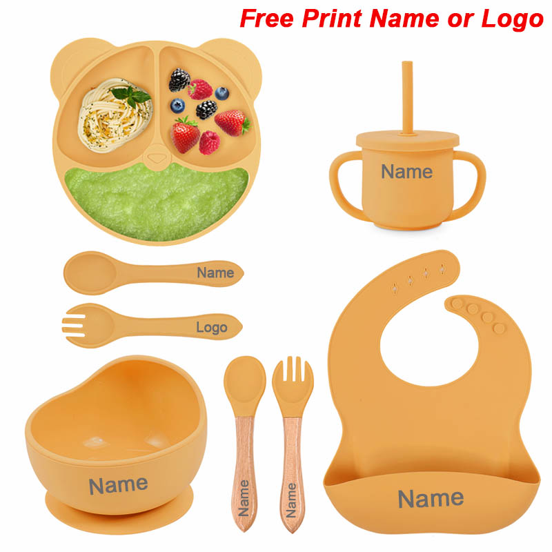 Baby Food Kit - Conjunto de alimentação de silicone para