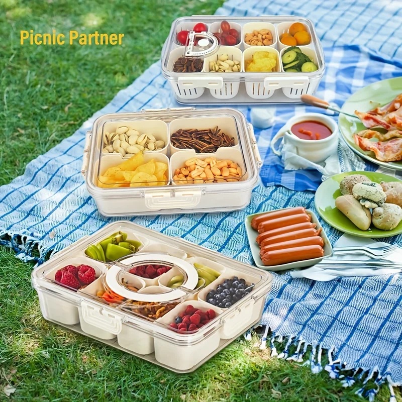Caixa de Lanches 4Grid, Tábua  - Snack Container Travel avaliação e preço