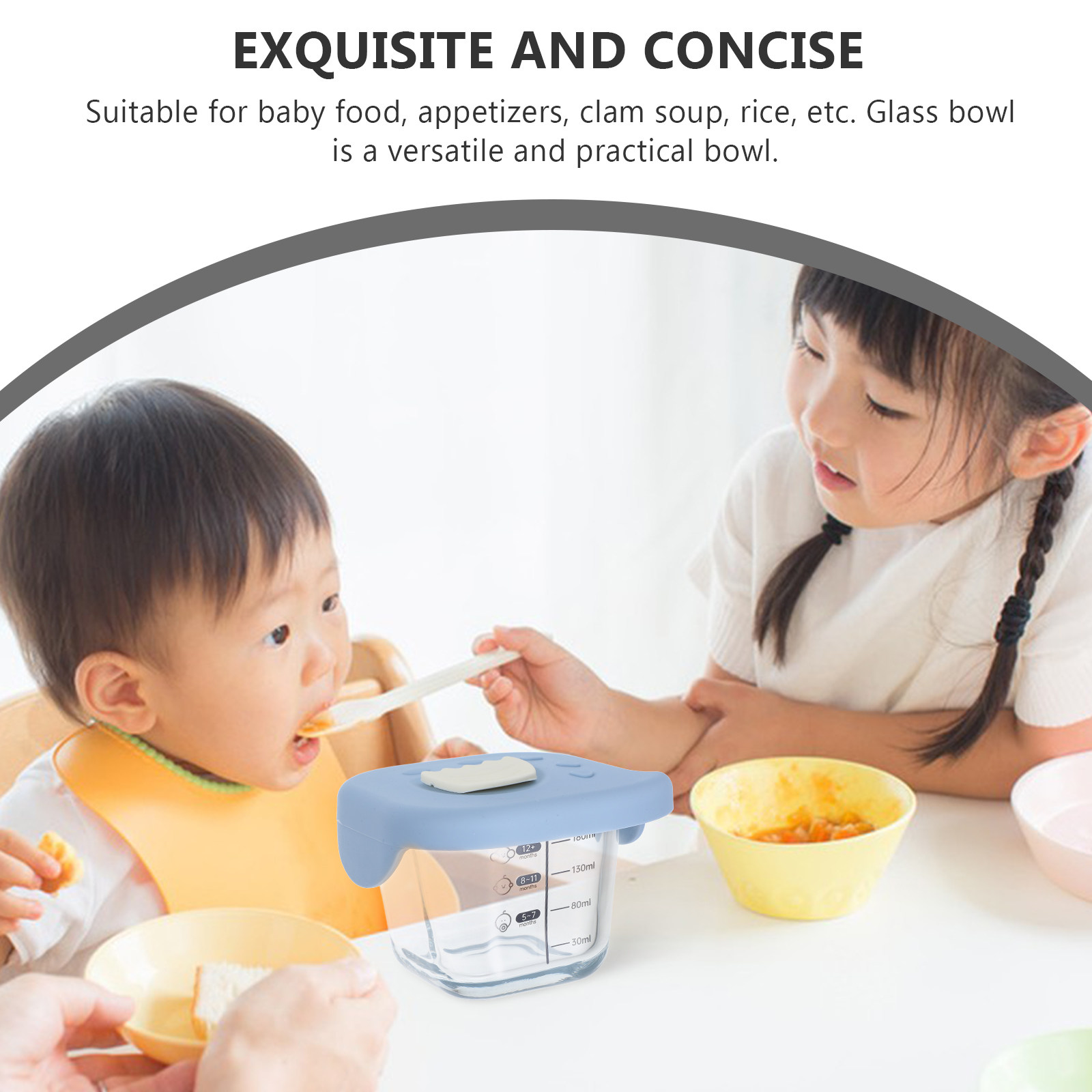 Tigela de Vidro para Papinha d - Baby Food Containers Glass avaliação e preço