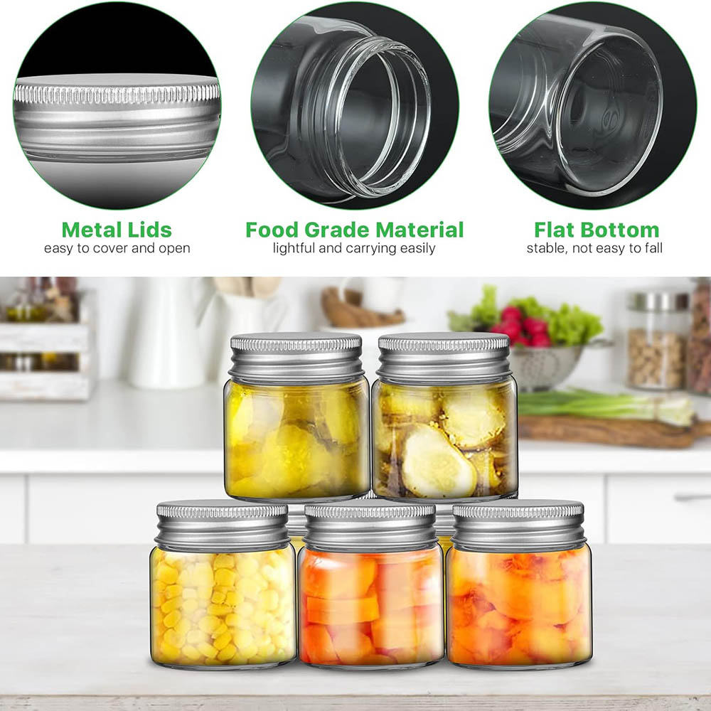 Mini frascos de pedreiro de 2  - Baby Food Containers Glass avaliação e preço