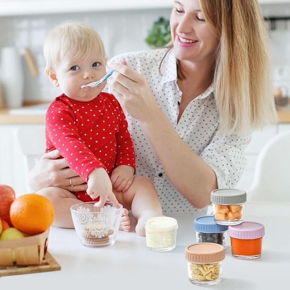 Conjunto de 6 Potes de Vidro R - Baby Food Glass Jars avaliação e preço