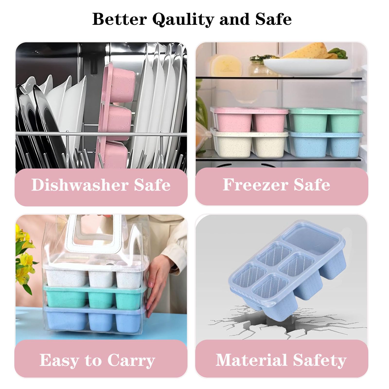 1PC, Caixa de Almoço Bento, Ad - Snack Container Travel avaliação e preço