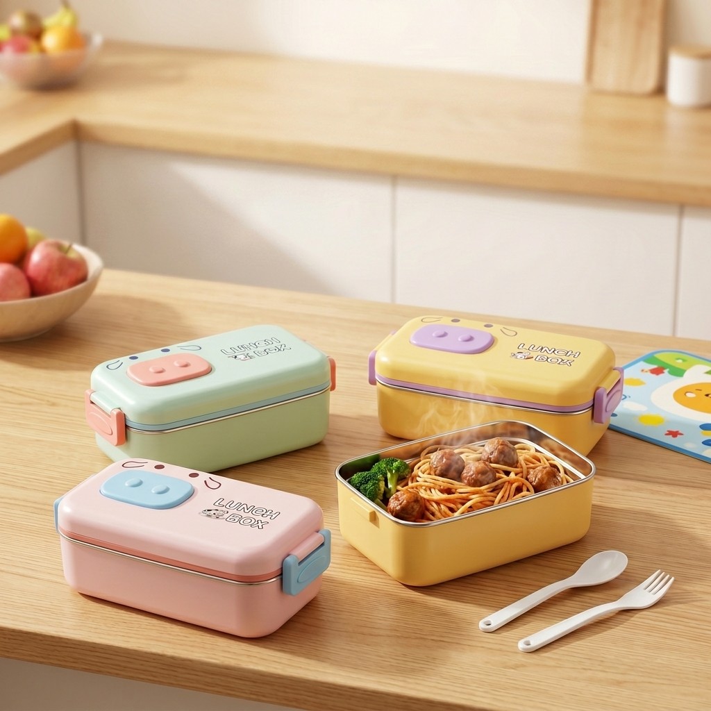 Caixa Bento de Aço Inoxidável  - Baby Food Organizer avaliação e preço