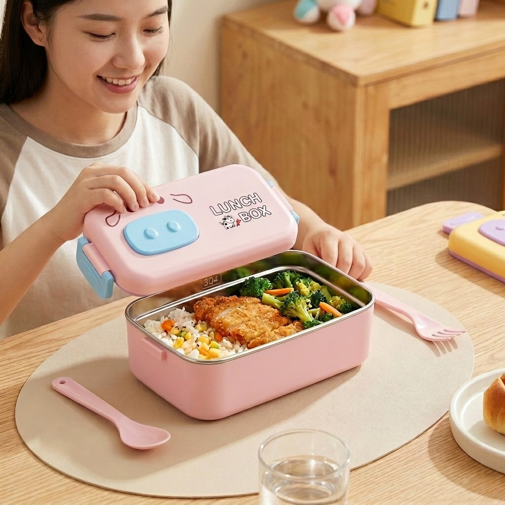 Caixa Bento de Aço Inoxidável  - Baby Food Organizer avaliação e preço