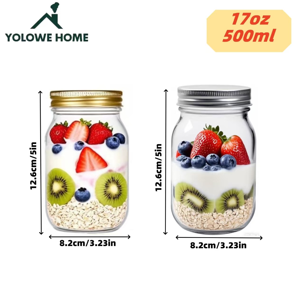 Conjunto de 6 ou 12 Potes de V - Baby Food Containers Glass avaliação e preço