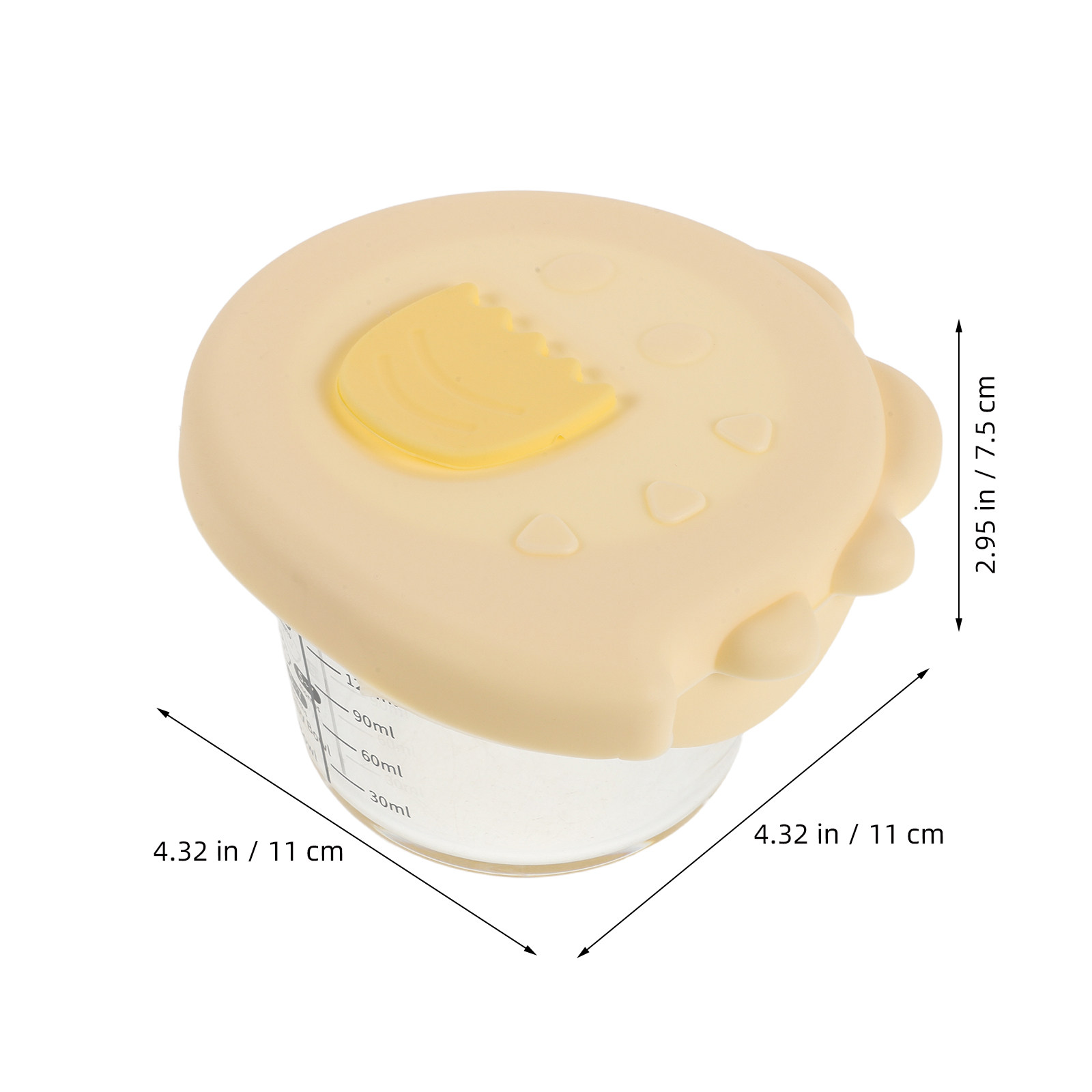 Conjunto de 2 Tigelas de Vidro - Baby Food Glass Jars avaliação e preço