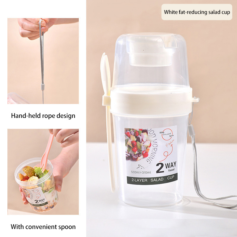 Copo Portátil para Salada de C - Baby Food Oatmeal avaliação e preço