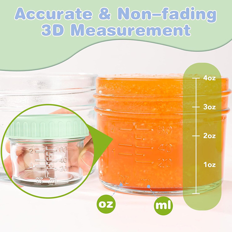 Frascos de Vidro para Alimento - Baby Food Glass Jars avaliação e preço