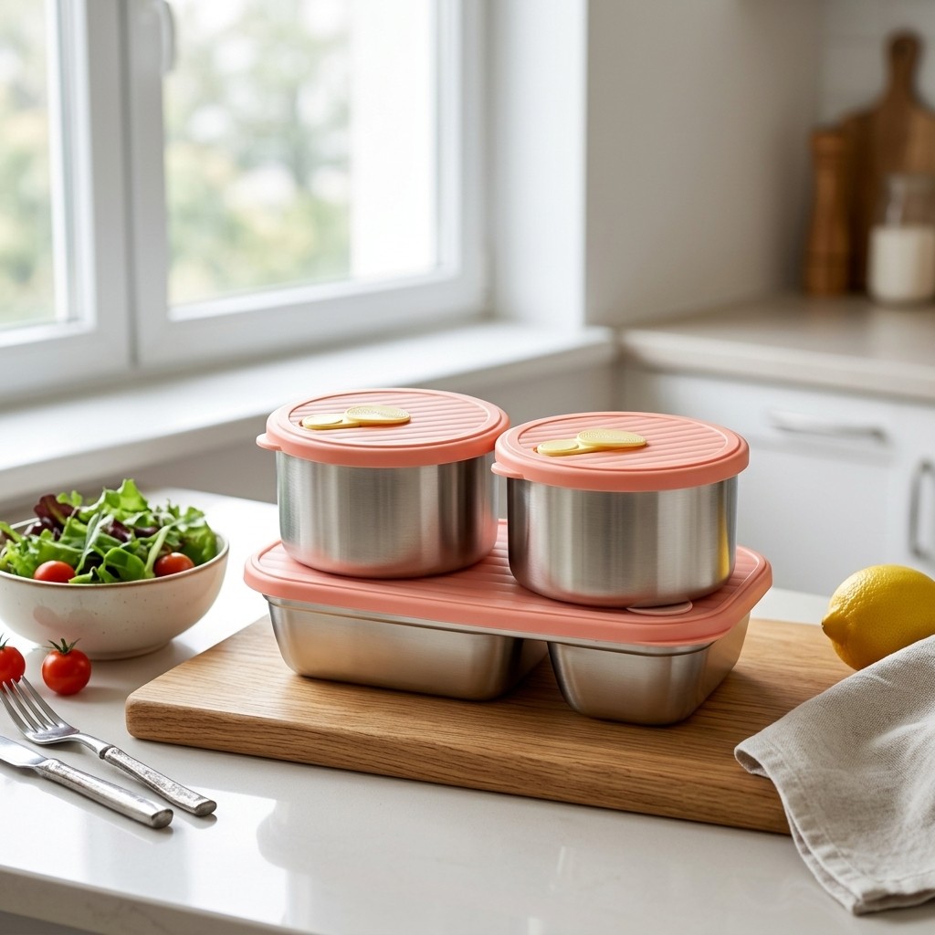 Conjunto de Marmitas de Aço In - Baby Food Organizer avaliação e preço