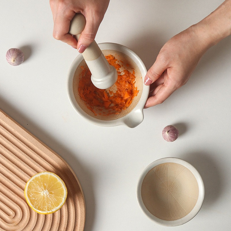 Tigela de Cerâmica Manual para - Baby Food Grinding Bowl avaliação e preço