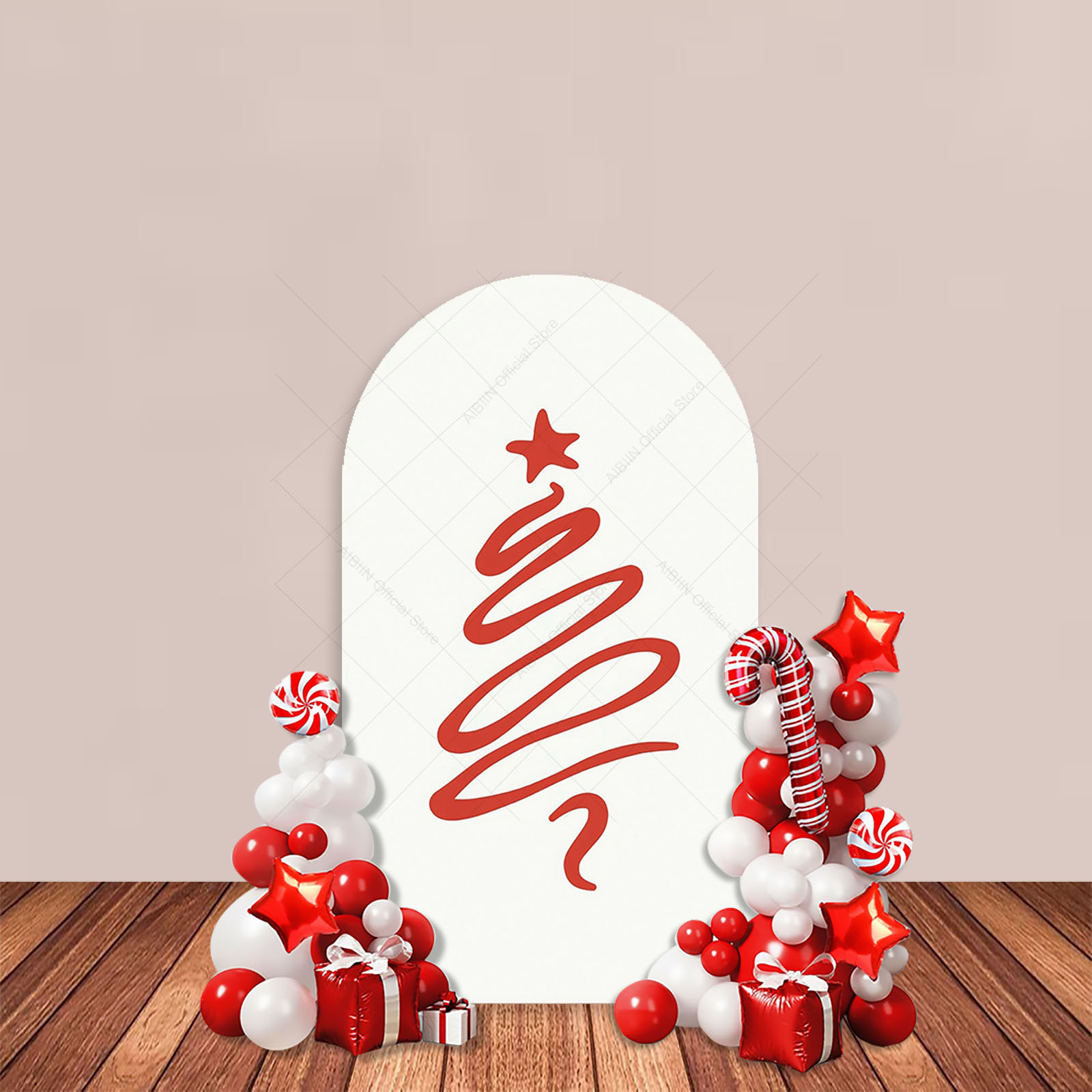 Arco de cereja feliz natal arc - Baby Xmas Food avaliação e preço