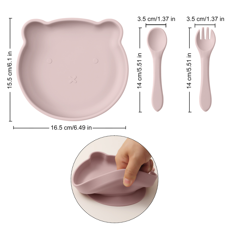 Mamaplan-Pratos de Silicone Ki - Baby Food Menu avaliação e preço