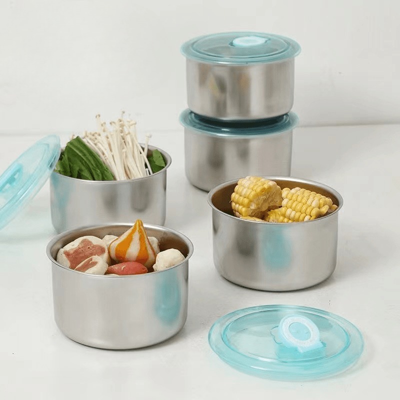 Lancheira redonda à prova de v - Baby Food Containers Glass avaliação e preço
