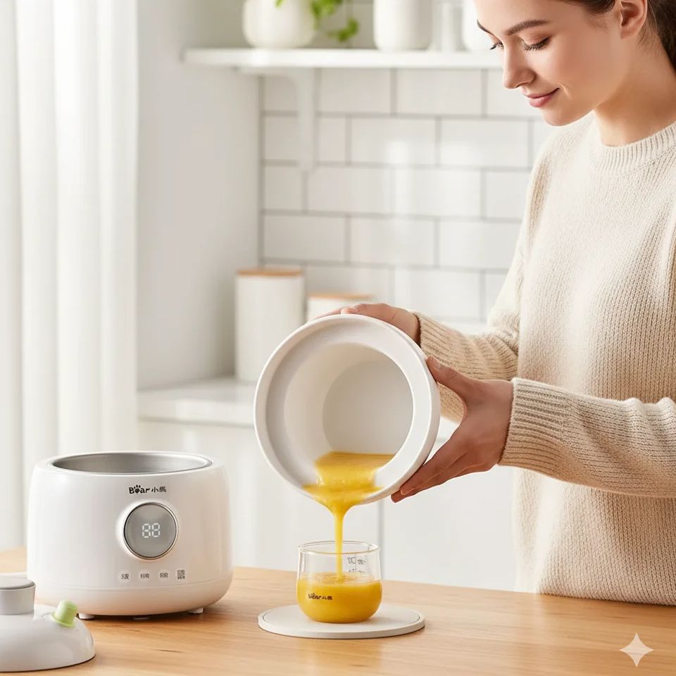 Urso panela elétrica de comida - Baby Food Stew avaliação e preço