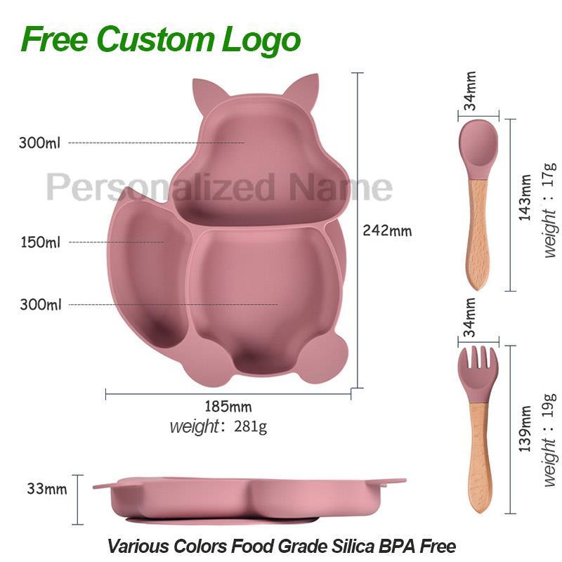Bebê silicone otário tigela pl - Baby Food Menu avaliação e preço
