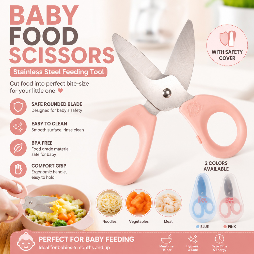 Tesoura para Alimentos de Bebê - Baby 1 Year Food avaliação e preço