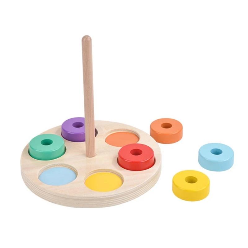 Arco-íris de madeira empilhame - Baby Food Nestum avaliação e preço