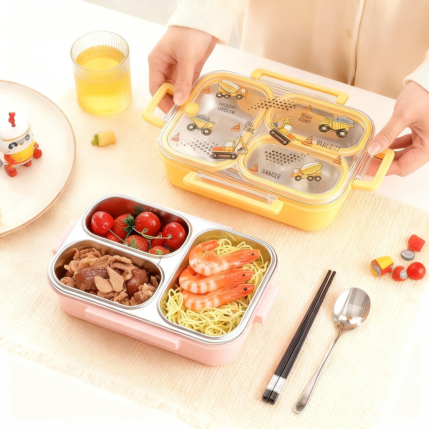 Lancheira Infantil Grande Capa - Baby Food Organizer avaliação e preço